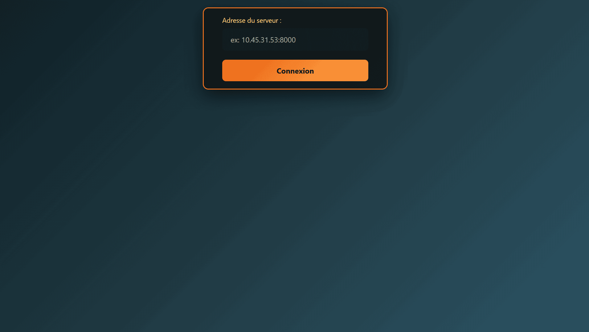 Formulaire avec un champ et un bouton